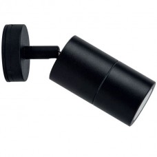 Φωτιστικό Σποτ Κινητό Μονής Κατεύθυνσης 1xGU10 230V Αλουμινίου Μαύρο IP54 3-101101